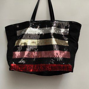 Victoria Secrets Sequined Large Tote Bag